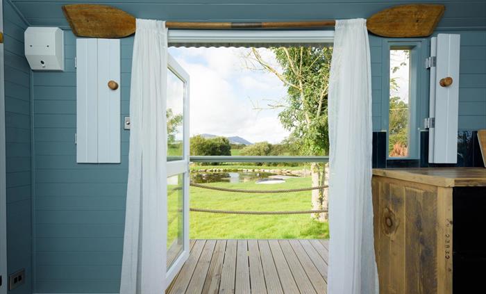 View from Susanna - Brook Cottage Shepherd huts